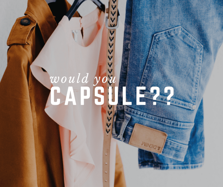 Why You Should Try A Capsule Wardrobe in 2018