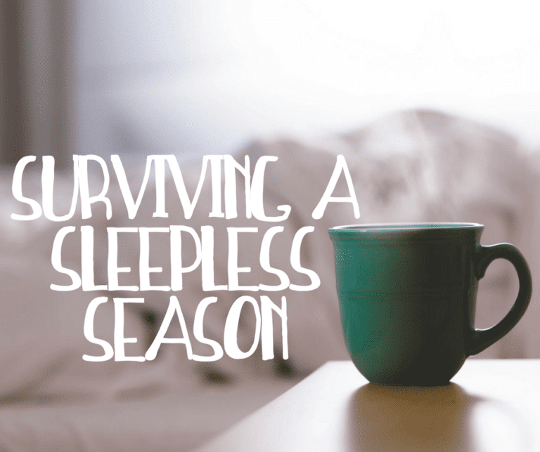 Surviving a Sleepless Season {With Kids Who Should Be Sleeping}