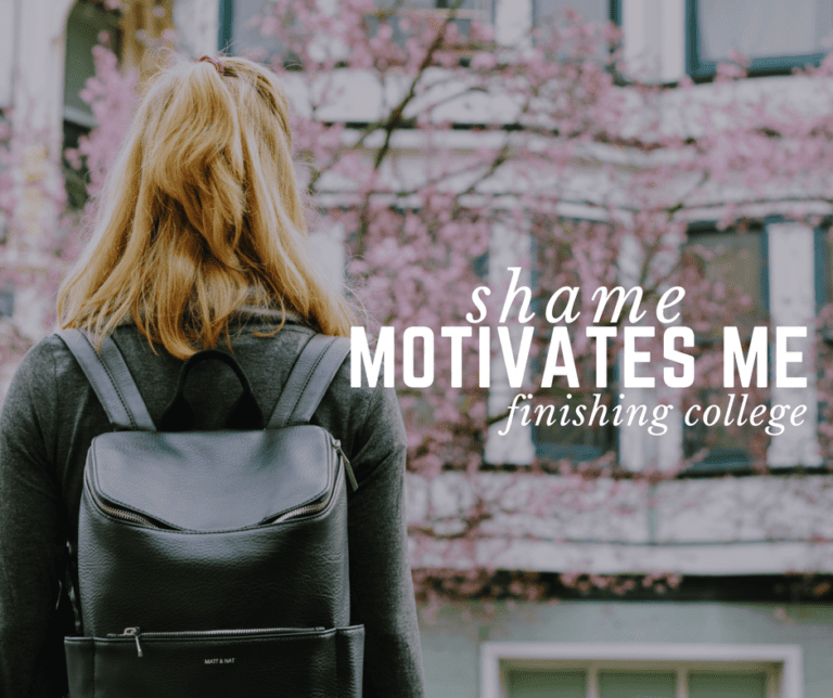 Shame Motivates Me | Finishing College Post Motherhood