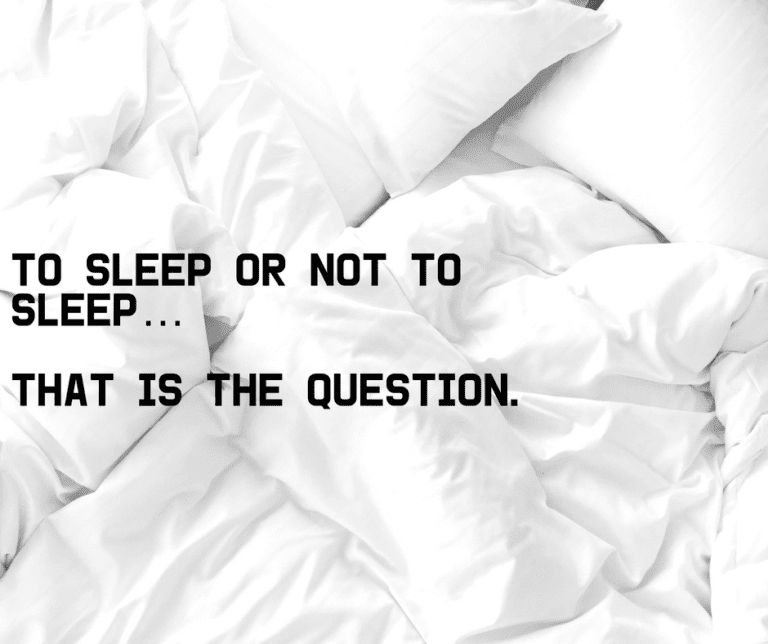 To Sleep or Not To Sleep – Does Mama Need Nap-time?