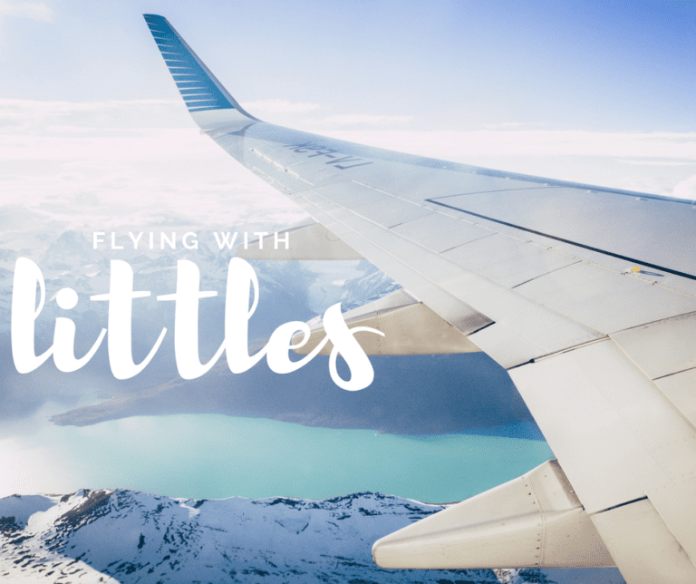 How to Stay Sane When Flying with Littles