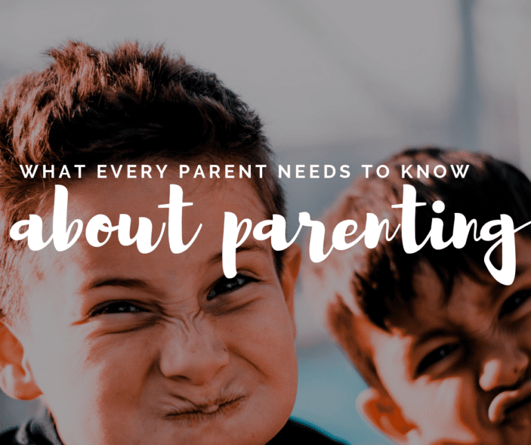 Sticky Hands and Dirty Faces | What Every Parent Needs to Know About Parenting