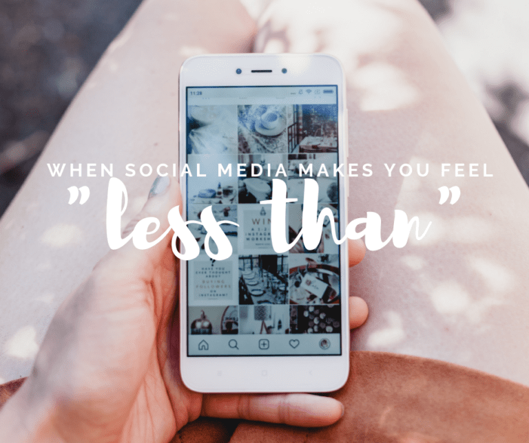 When Social Media Makes You Feel “Less Than”