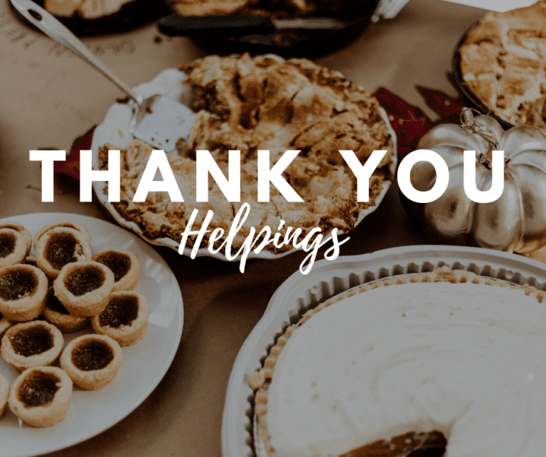 “Thank You Helpings”: Practical Tips for the Table