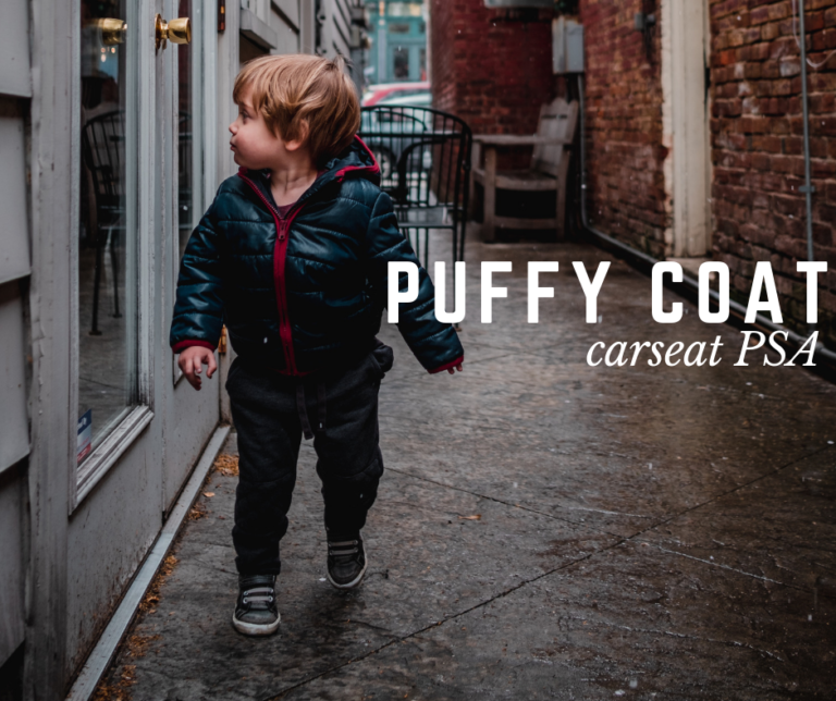 Puffy Coat Carseat PSA