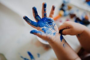 Why do kids get paint everywhere