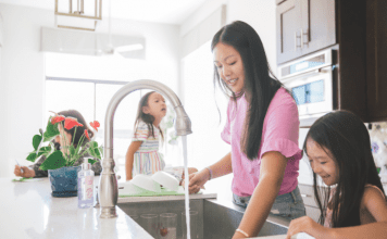 Children cleaning habits