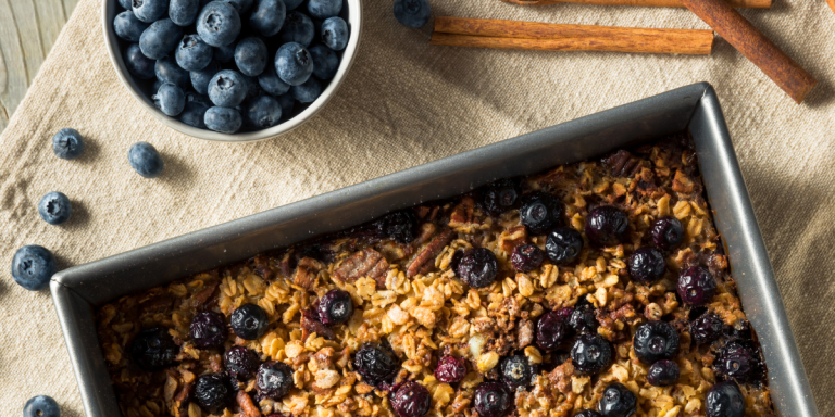 Favorite Breakfast Recipe: Blueberry Muffin Baked Oatmeal